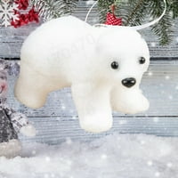 Biayxms Božićni medvjed viseći ukras, prijenosni Xmas New Year Ornament Party Decor Holiday Day