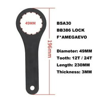 Biciklistički ključ za ključeve za popravak bicikla biciklom Kit za bicikl bicikl za BSA ITA30