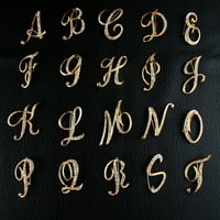 Modni unisni Rhinestone Engleski slova Abeceda A-Z Brooch Pin Ornament
