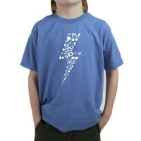 Dječačka majica za reč Art - Munja