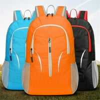 Sklopivi ruksak lagani pakirani mali ruksak vodootporan za putovanja planinarenje-narandžastom