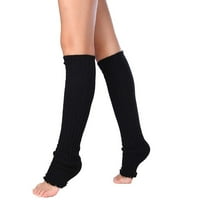Ženske noge zagrijavači čipke patchwork gamaše čarape crna crna jedna veličina