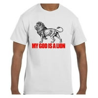 Kršćanska religijska majica, moj bog je lav