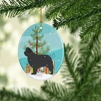 Carolines blaga bb2982co Newfoundland Merry Christmas CerAmic Ornament