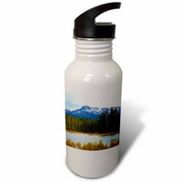 Fotografija živopisne planine sa jezerom i borovom šumom oz sportske boce za vodu WB-213556-1