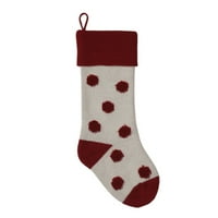 Iskrivljene božićne čarape za višekratne ukrasne čarape za automobile zidove prozore Stepenice Bijelo