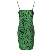 Modne žene Leopard Print Fashion Summer Camisole Mini Cami Haljina Ciao Haljina Nedjeljna haljina za