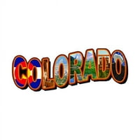 Prošlo vrijeme znakovi PS Colorado Znamenitosti Prilagođeni metalni oblik