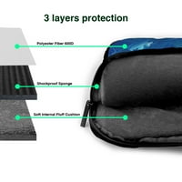 Glacier apstrakcijska torba za laptop, laptop ili tablet, poslovna casual bager za laptop