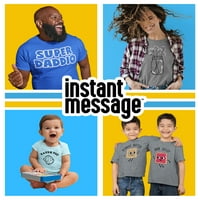 Instant poruka - Naučim svoje dijete da udarim i kradu - ženska grafička majica kratkih rukava