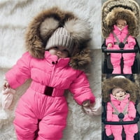 HUMPA JUMPSUAT topla za bebe jaknu kaput Djevojka zarobljena sa kapuljačom zimska dječaka Outerwery Romper Boys Cat & Jacket