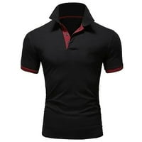 Muška golf košulja Ljetne modne polo majice vlagu Wicking Quick-suhi kratki rukav polo poploci za muškarce