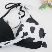 Olyvenn ponude ženski bikini kupaći kostim patchwork plaže za plasku uvijanje naprijed prednje kupaće