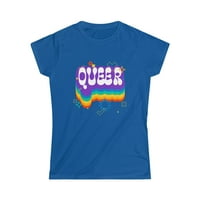 Queer mashirt gay lgbtq zastava lezbijski gay ponos mjesec duge žene majice