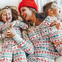 Dječja odjeća Božić Family Roditelj-Child Suits Printing Početna SERVICE PAMENT Soft dvodijelni pidžami