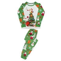Porodični božićni PJS Usklađivanje setova Božićne pidžame za obiteljske odrasle osobe za odmor Xmas