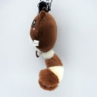 Slatki dugi rep rakuni plišani privjesak za lutke Privjesak za ključeve Keychain vreće ukras