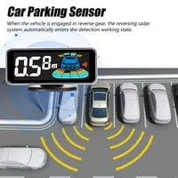Kkmoon Car Parking Senzor stražnji rudars radne vode sa rudarskom senzorima sa parkirnim senzorima Detekcija udaljenosti LCD na daljinu Prikaz zvučnog upozorenja Zvučnik