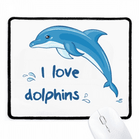 Love Delphins ilustrira miš za šivene rubne mat gumene bande