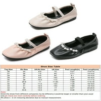 Tenmi Kids Flats Comfort Mary Jane Slip na princezi Shoe Soft Soft SOLE Plesne cipele Party Lightweight