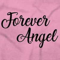 Forever Angel Nebeska prekrasna mladena majica TEE Girls Girls novorođenčad Toddler Brisco brendovi