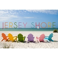 Jersey Shore, šarene stolice, fotografija za novinare fenjera