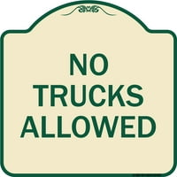 Sign serija dizajnera za prijavu - Parkirno mjesto Nije dozvoljen kamioni