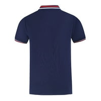 Golf košulje za muškarce Muška proljetna ljetna modna labava rever, majica s kratkim rukavima s kratkim
