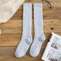 -8jcud debele čarape Žene Žene nejasne čarape Zimske čarape Srednja slatka kućni časopisi Žene velike