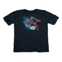 Superman DC stripovi kristalizirajte vitku majicu za odrasle TEE