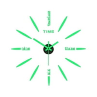 Naljepnice za zidni sat bez okvira bezduženih digitalnih satova DIY DIY Wit Clock Home Diy Clock Kit