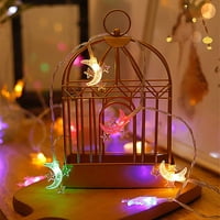 Božićne LED žičare Indoor, LED baterija LED 33FT Twinkle Moon Star Fairy Svjetla za spavaće sobe, zabave,