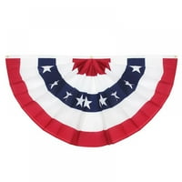 Vezeni oblikovanje ventilatora na zidu Nacionalna zastava za američku Dnevni dekor