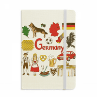 Njemačka Landscap Životinje Nacionalna zastava bilježnica Službeni tkanini Tvrdi pokrivač Klasični dnevnik
