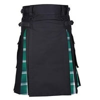 Muški vintage kilt Scotland Gothic Fashic Kendo džepne suknje škotske odjeće