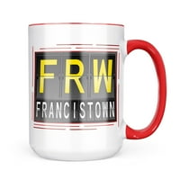 Neonblond FRW Zračna luka za Francistown krig poklon za ljubitelje čaja za kavu