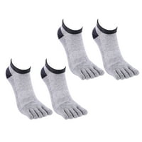 Etereauty Par Sportska pet prstiju gležnjači prozračna znojne splitske čarape za plod za muškarce za