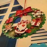 Božićna vijenac Vrata vise visoke kvalitete za ukrašavanje božićne sobe