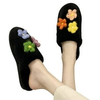 Aaimomet Slatke papuče za žene zimsko cvijeće modno slatko ugodno toplo ravno u zatvorenom i na otvorenom