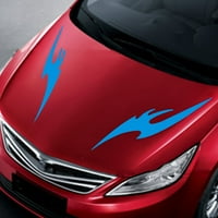 UPOSAO Car Hood ukrasne naljepnice PVC plamena Naljepnica Auto karoserije Dekoracija suknja Dekoracija