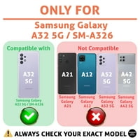 Osobni tanki poklopac kućišta telefona Kompatibilan je za Samsung Galaxy A 5G, cvjetni print, lagana,
