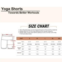 Yoga kratke hlače za žene - visoki stručni nosači biciklista s bočnim džepovima za trening treninga