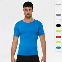 Aktivna majica Stretchy Quicky Slim Fit Trening Wear Sport T Majica Trčanje majica teretane MENS visoke