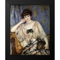 Renoir, Pierre-Auguste crni moderni uokvireni muzej umjetničko otisak pod nazivom - Misia Natanson