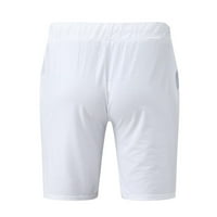Rovga muške hlače Solidne boje vanjski sportovi Five hlače Slim fit modne hlače joggers