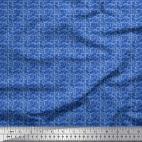 Soimoi pamučna poplin tkanina Geometrijska mala ispisna tkanina sa dvorištem širom