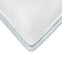 Skup dva hipoalergena standardna gel fuzijska memorijska vlakna Jumbo jastuci 26.5