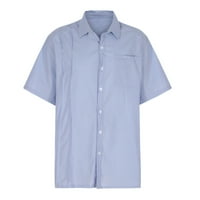 Muški jednostavne majice pamučne majice pamučne majice kratki rukav ležerna majica, do veličine 3xl