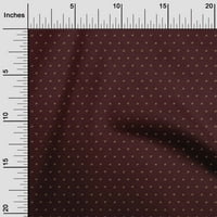 Onuone viskoza šifon čokolada smeđa tkanina Geometrijska DIY odjeća prekriva tkanina tiskana tkanina