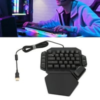 Jedna ruka tastatura, jednokratna igračasta tastatura RGB pozadinske tipke za programiranje i reproduciraj